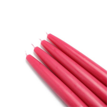 JECO Jeco CEZ-008 6 in. Taper Candles; Red - 12 Piece CEZ-008
